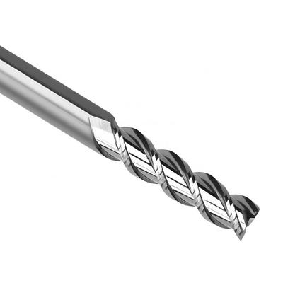 Wysokowykończony frez z węglika wolframu 8 mm bez powłoki do aluminium