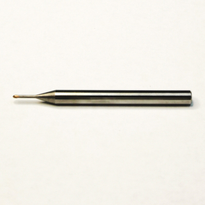 Frezy z węglika wolframu, 2 ostrza, 0,5 mm, z noskiem kulistym Hrc55