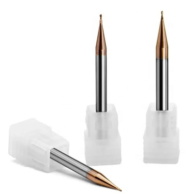 Frezy Hrc60 Micro Dwa rowki Frezy kuliste o średnicy 0,1 mm