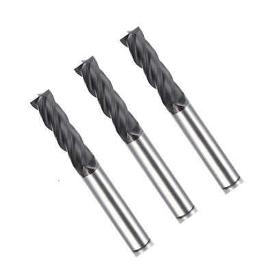 Czterech flet 10mm Square Long Shank End Mill do grafitu