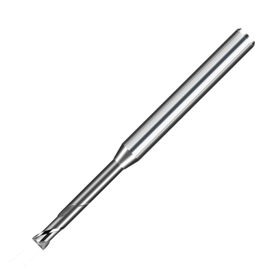 Aluminiowe frezy trzpieniowe z długą szyjką 3 mm z węglika wolframu 2 ostrza bez powłoki